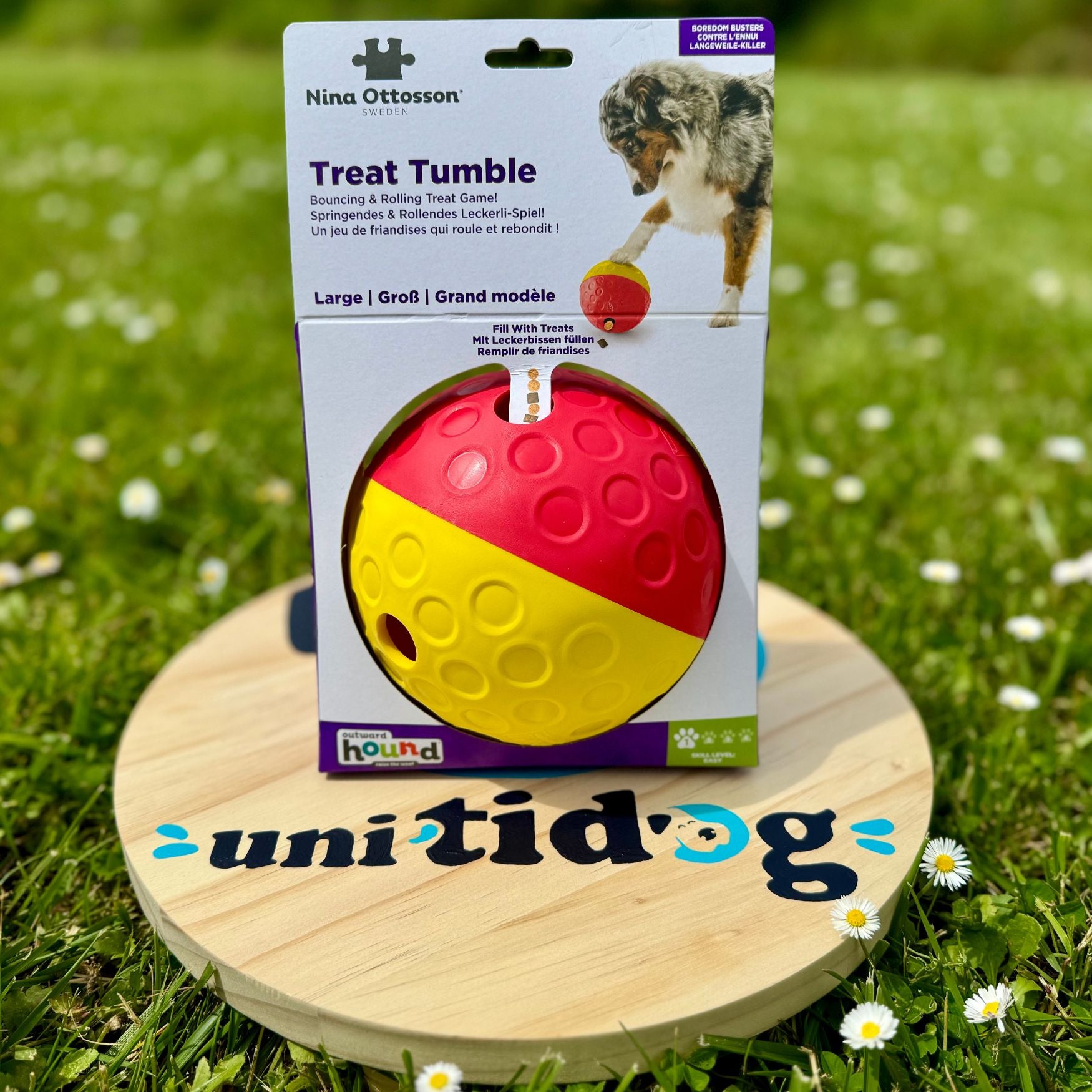 Jouet interactif Treat tumble pour chien 